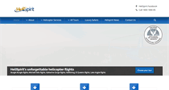 Desktop Screenshot of helispirit.com.au